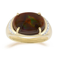 Bague en or et Agate de Feu