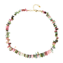Collier en argent et Tourmaline (Adela Silber)