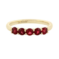 Bague en or et Spinelle rouge noble (La Revelle)