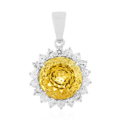 Pendentif en or et Citrine impériale (PHANTASIA)