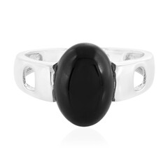 Bague pour homme en argent et Onyx