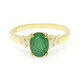 Bague en argent et Emeraude de Bahia