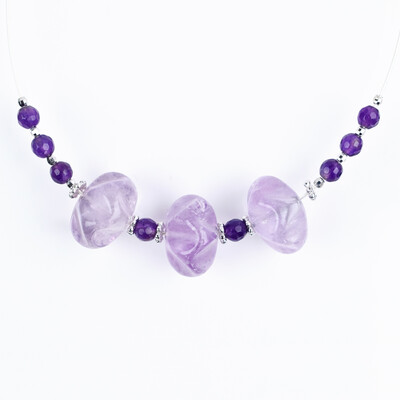 Collier et Améthyste