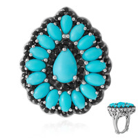 Bague en argent et Turquoise Sleeping Beauty (Dallas Prince Designs)