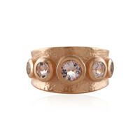 Bague en argent et Morganite de Madagascar