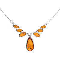 Collier en argent et Ambre baltique