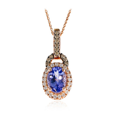 Collier en or et Tanzanite AAA