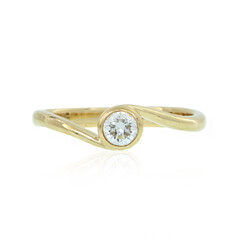 Bague en or et Diamant Flawless (F) (LUCENT DIAMONDS)