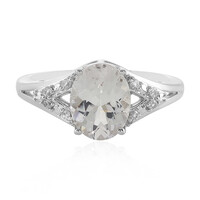Bague en argent et Danburite