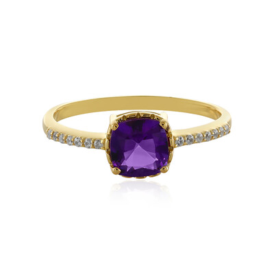 Bague en argent et Améthyste