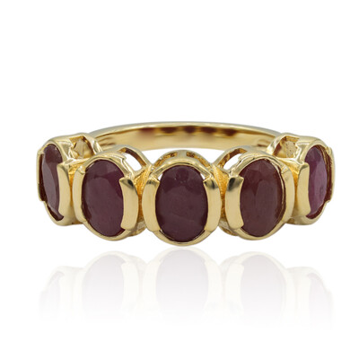 Bague en argent et Rubis