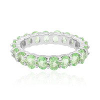 Bague en argent et Grenat Tsavorite