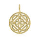 Pendentif en argent et Diamant fantaisie