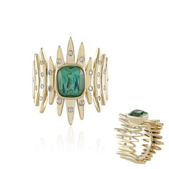 Bague en or et Tourmaline du Brésil (de Melo)