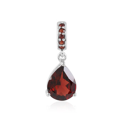 Pendentif en argent et Grenat du Mozambique