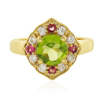 Bague en argent et Péridot