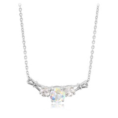 Collier en argent et Topaze Rayon de Lune