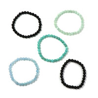Bracelet et Tourmaline noire