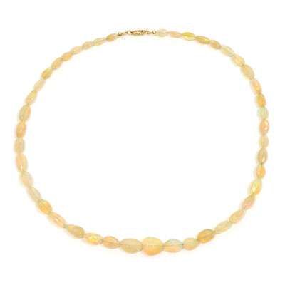 Collier en or et Opale Welo