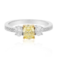 Bague en or et Diamant jaune SI1 (CIRARI)
