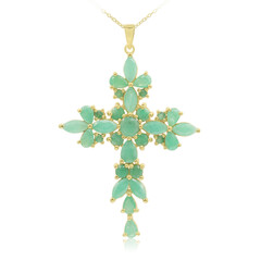 Collier en argent et Emeraude
