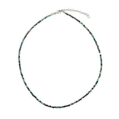 Collier en argent et Chrysocolle