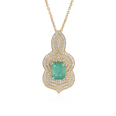 Collier en or et Emeraude de Colombie (de Melo)