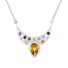 Collier en argent et Citrine