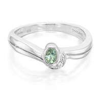 Bague en argent et Tourmaline Paraïba