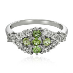 Bague en argent et Tourmaline Paraïba