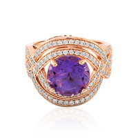 Bague en argent et Améthyste