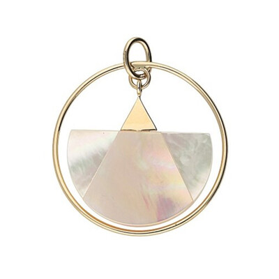 Pendentif en or et Nacre