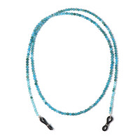 Accessoire en argent et Apatite bleu néon