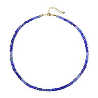 Collier en argent et Opale rose de France