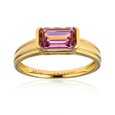 Bague en or et Diaspora rose (AMAYANI)