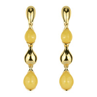 Boucles d'oreilles en argent et Ambre baltique