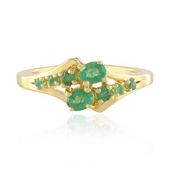 Bague en argent et Emeraude de Zambie