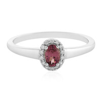 Bague en argent et Grenat de Malaya