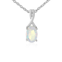 Collier en argent et Opale Welo