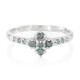 Bague en argent et Diamant fantaisie