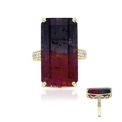 Bague en or et Tourmaline multicolore (AMAYANI)