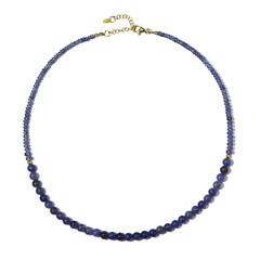 Collier en argent et Tanzanite