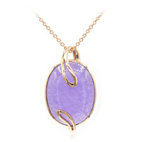 Collier en argent et Jadéite lavande