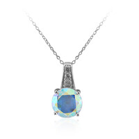 Collier en argent et Quartz Rayon de Lune