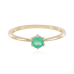 Bague en or et Emeraude de Colombie