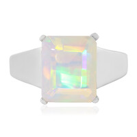 Bague en argent et Opale Welo