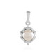 Pendentif en argent et Perle blanche de culture d'eau douce