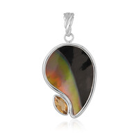 Pendentif en argent et Nacre (Bali Barong)