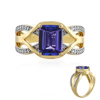 Bague en or et Tanzanite AAA (AMAYANI)