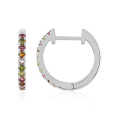 Boucles d'oreilles en argent et Tourmaline
